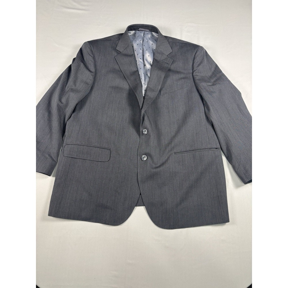 Di‎ Lusso Holland & Sherry Super 170s Merino Gray Sport Coat Blazer Jacket